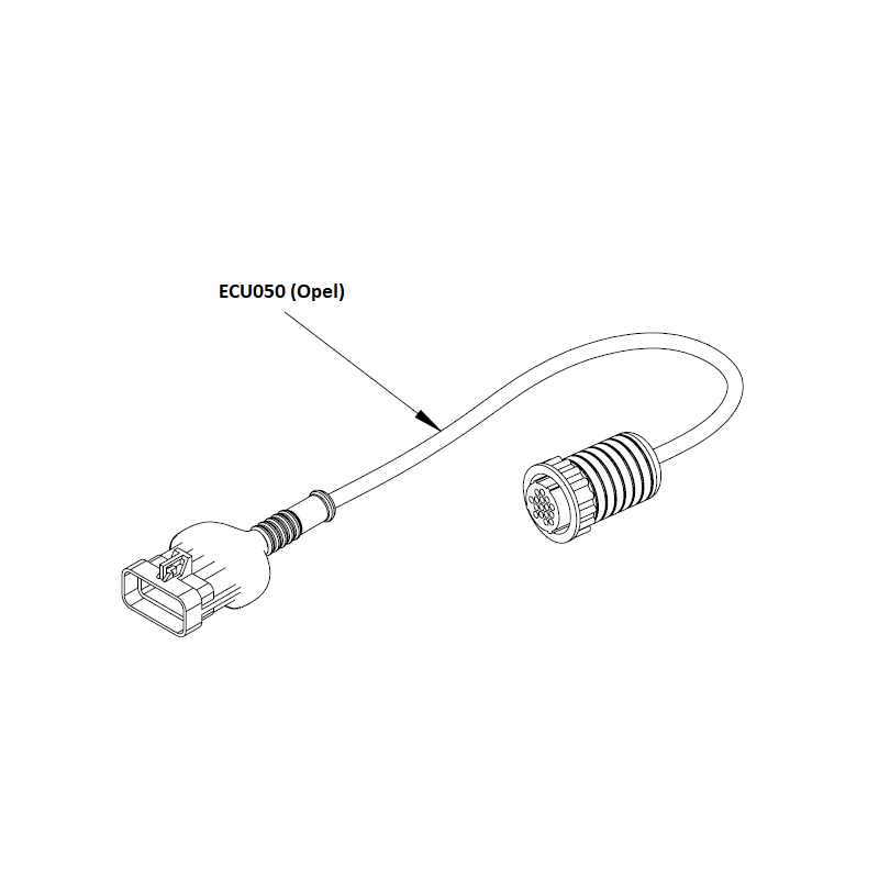 ECU050 - Câble adaptateur pour anciennes Opel (Vauxhall)